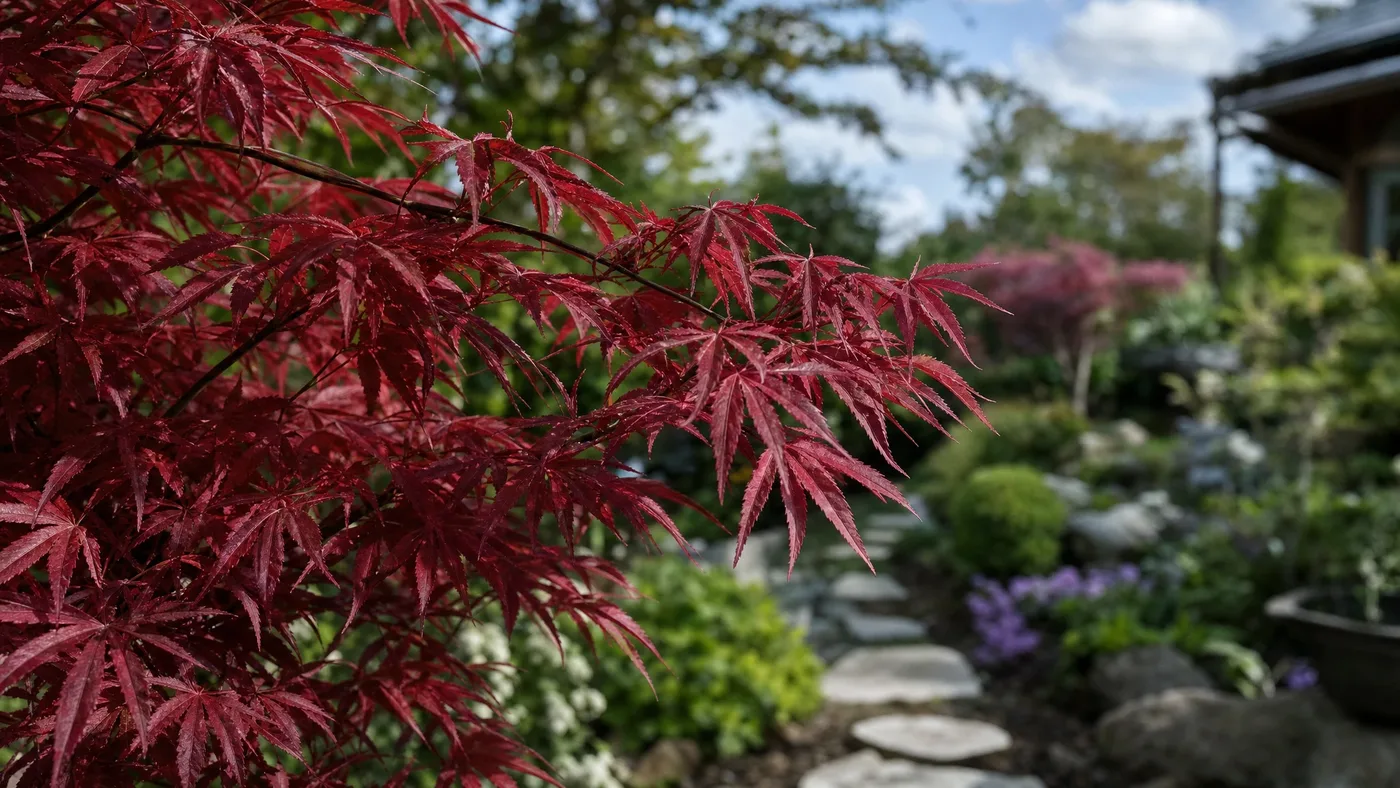 Japanese Red Maple Through the Seasons: Year-Round Interest
