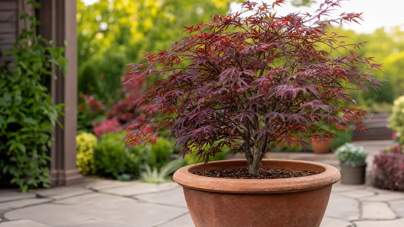 Overwintering a Potted Japanese Red Maple
