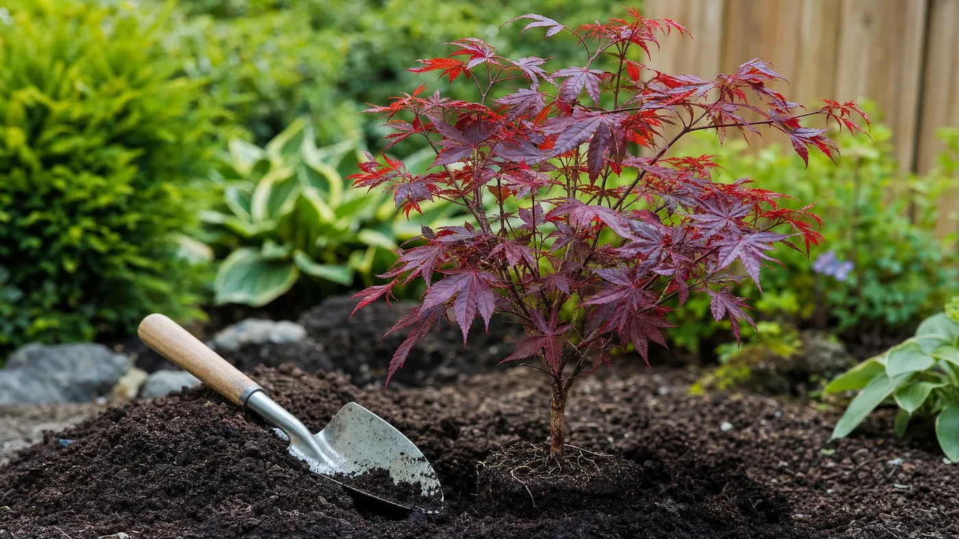 Planting a Japanese Red Maple in Clay Soil