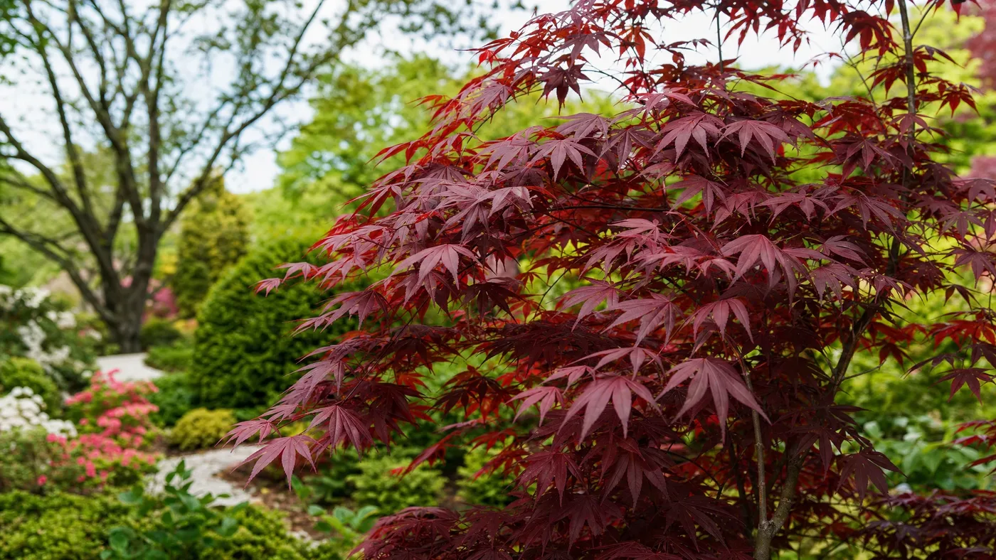 Pruning an Upright Japanese Red Maple