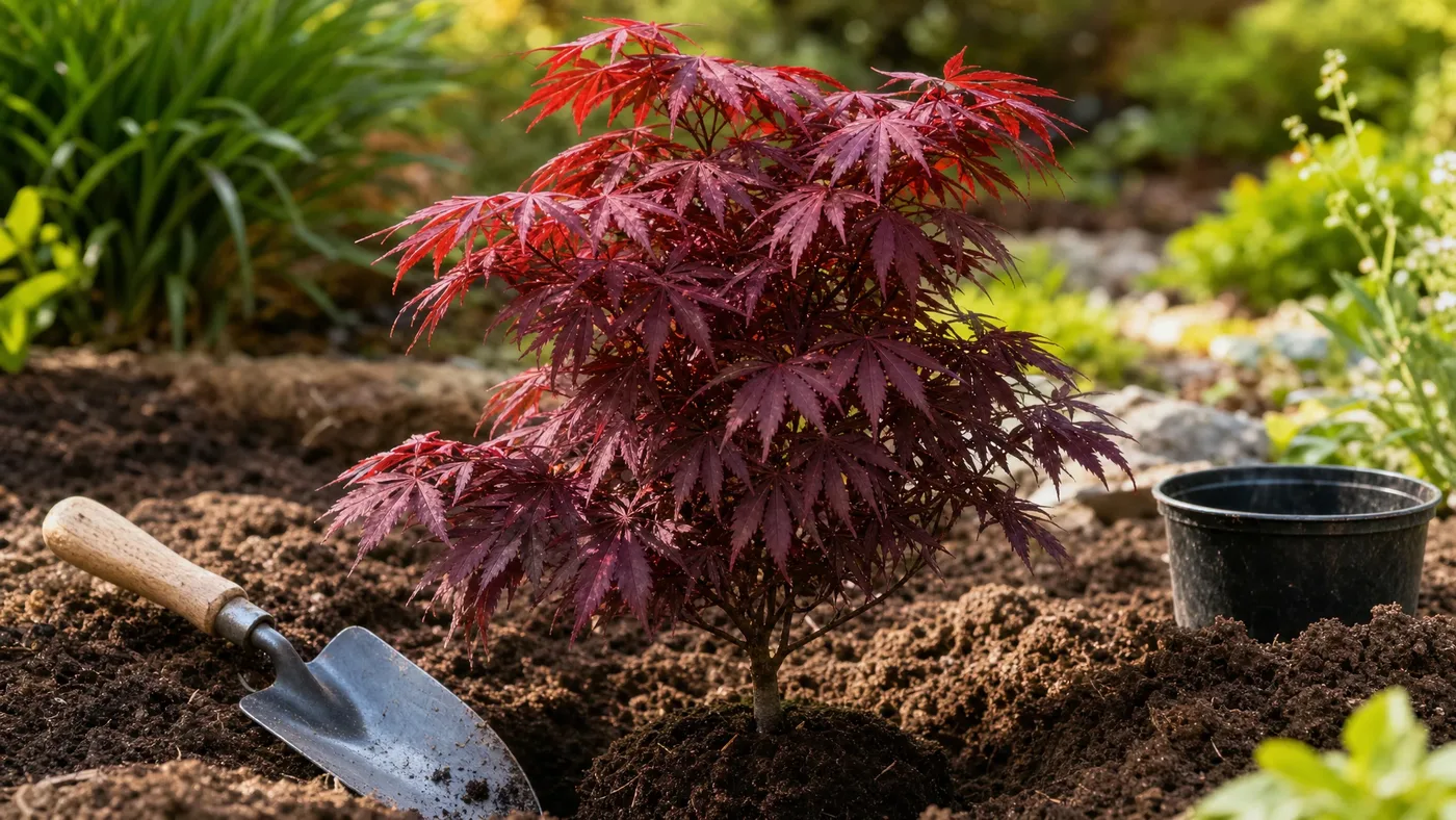 Transplanting a Japanese Red Maple Safely